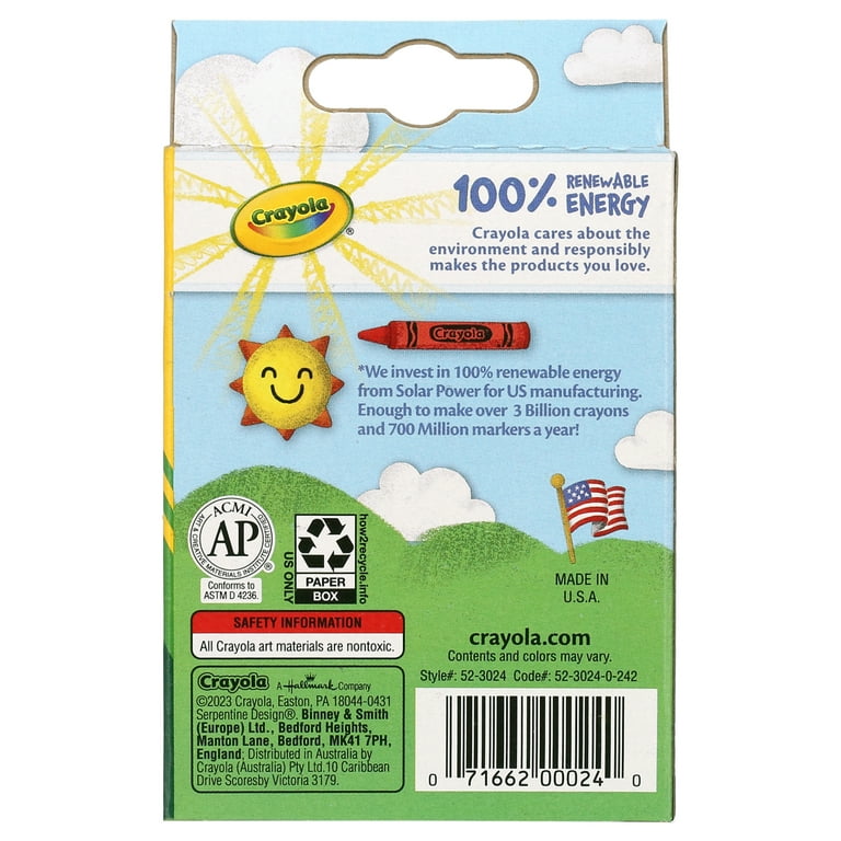 Crayola Classic Color Pack Crayons, 24 Count, (Pack of 4) Crayola Classic Color Pack Crayons, 24 Count, (Pack of 4)