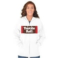 thumbnail image 3 of Vintage Retro Candy Logo Tootsie Roll Zip Up Hoodie Men's Women's Brisco Brands X, 3 of 6