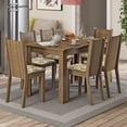 thumbnail image 2 of Juego de Comedor Madesa Maris Mesa con 6 Sillas Marrón/Lirio Beige, 2 of 10