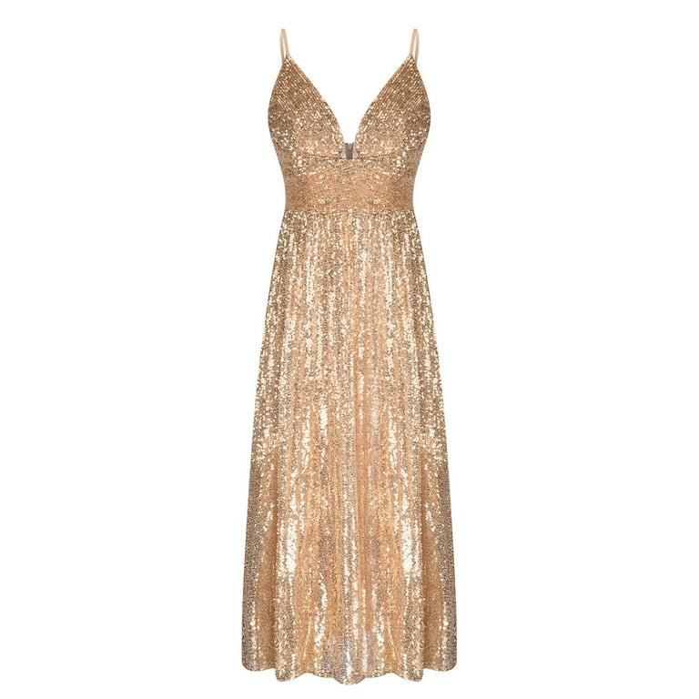 Sexy Print Sequins V Neck A Line Dresses Sexy Print Sequins V Neck A Line Dresses