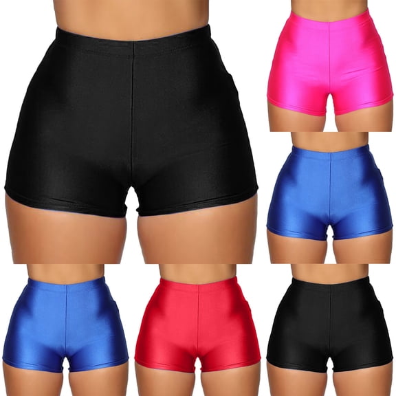 Bainana Womens Yoga Shorts Casual High Waisted Shorty Slim Fit Summer Shorts For Fitness Workout