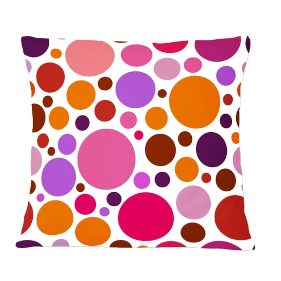 Designart Abstract Geometric Circular Retro II' Mid-Century Modern Throw Pillow - 12x20