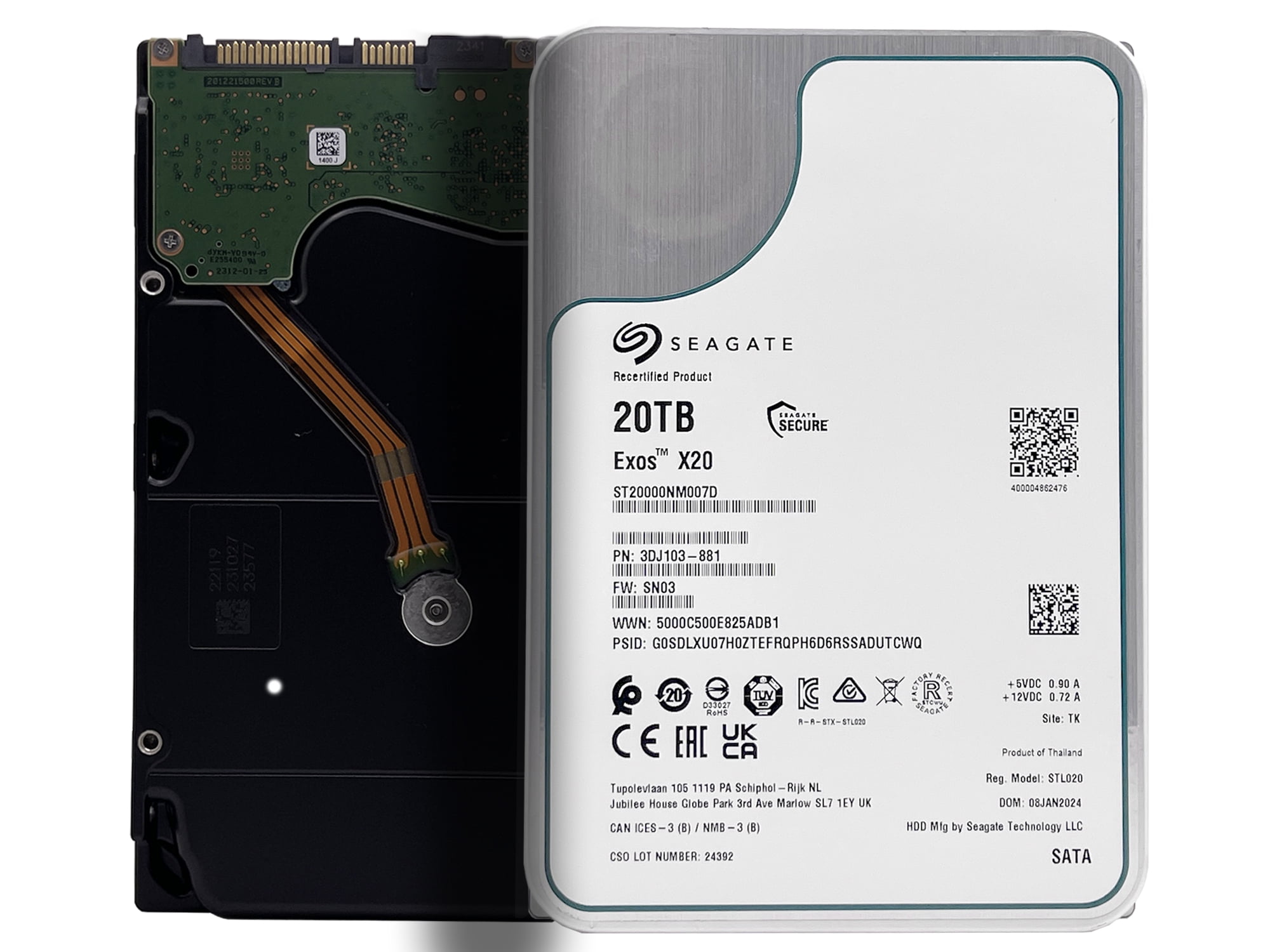【HDD】Seagate Exos X18 16TB ST16000NM000J-MR-
