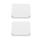 thumbnail image 4 of Injueey 2 PCS Fijación adhesiva Abrazaderas para cortina de ducha Clip fijo en forma de U Baño doméstico Tratamientos de ventanas blanco 2 piezas Injueey HA000794-00B, 4 of 6