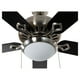 thumbnail image 3 of Ventilador de techo 52", 1 luz E27 60W, acabado níquel, madera bardini, 5 aspas reversibles, 3 velocidades, 3 of 6