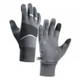 thumbnail image 3 of Guantes de invierno Guantes cálidos con dedos para pantalla táctil Guantes para clima frío Térmicos Gris, 3 of 9