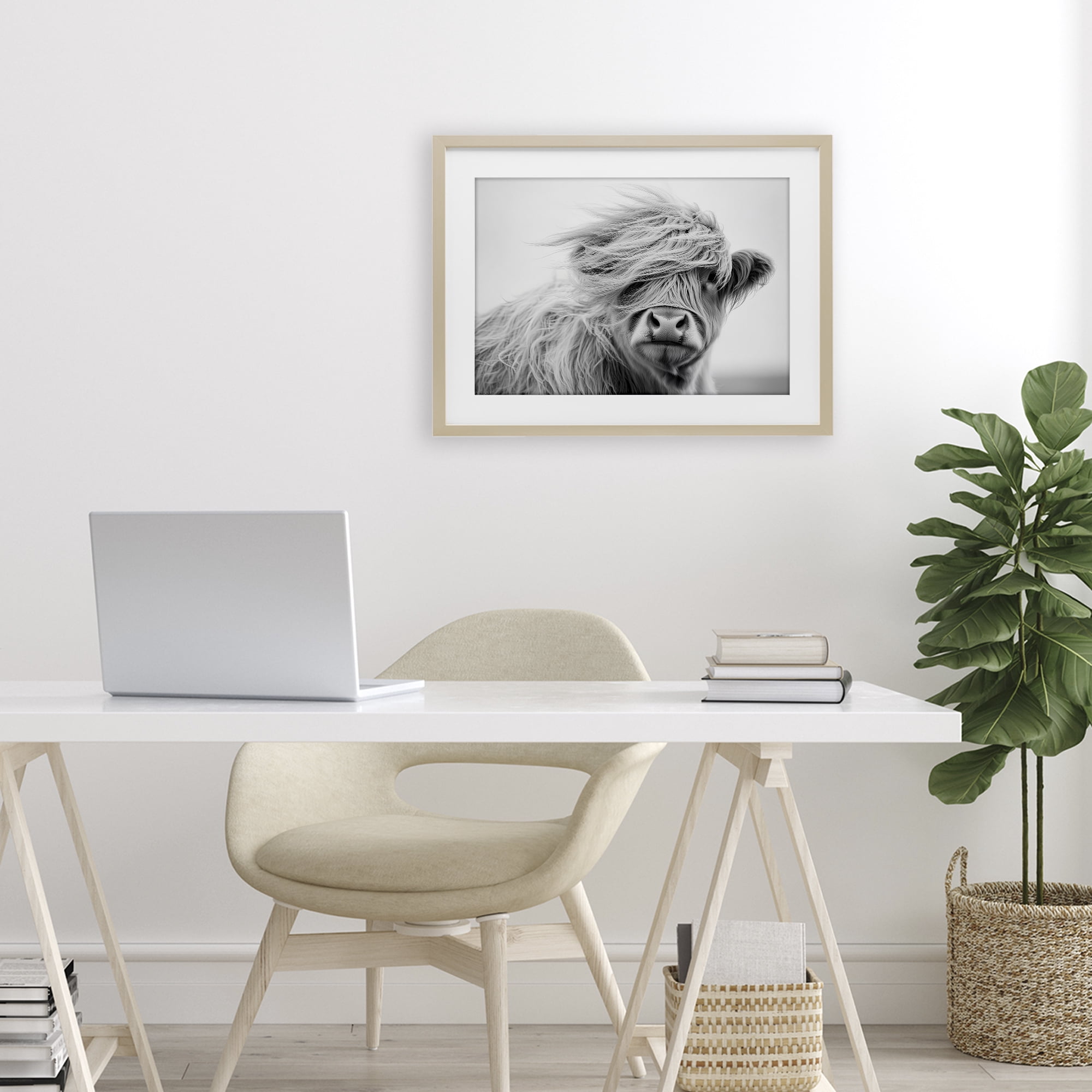 Stupell Industries Easy Breezy Highland Birch Framed Print Under Glass, design by Tina LeCour