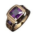 thumbnail image 2 of Opvise Ring Square Shape 4 colors Stainless Steel Business Man Ring for Daily Life, 2 of 8