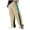 ButtonDecor-Khaki, variant on White Side Stripe Sweatpants for Men Drawstring Baggy Jogger Pants Casual Athletic Workout Pants with Pockets XL