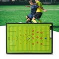 thumbnail image 2 of ZPAQI Soccer Coaching Tactically Board Portable Magnetic Football Coaches Blackboard, 2 of 7