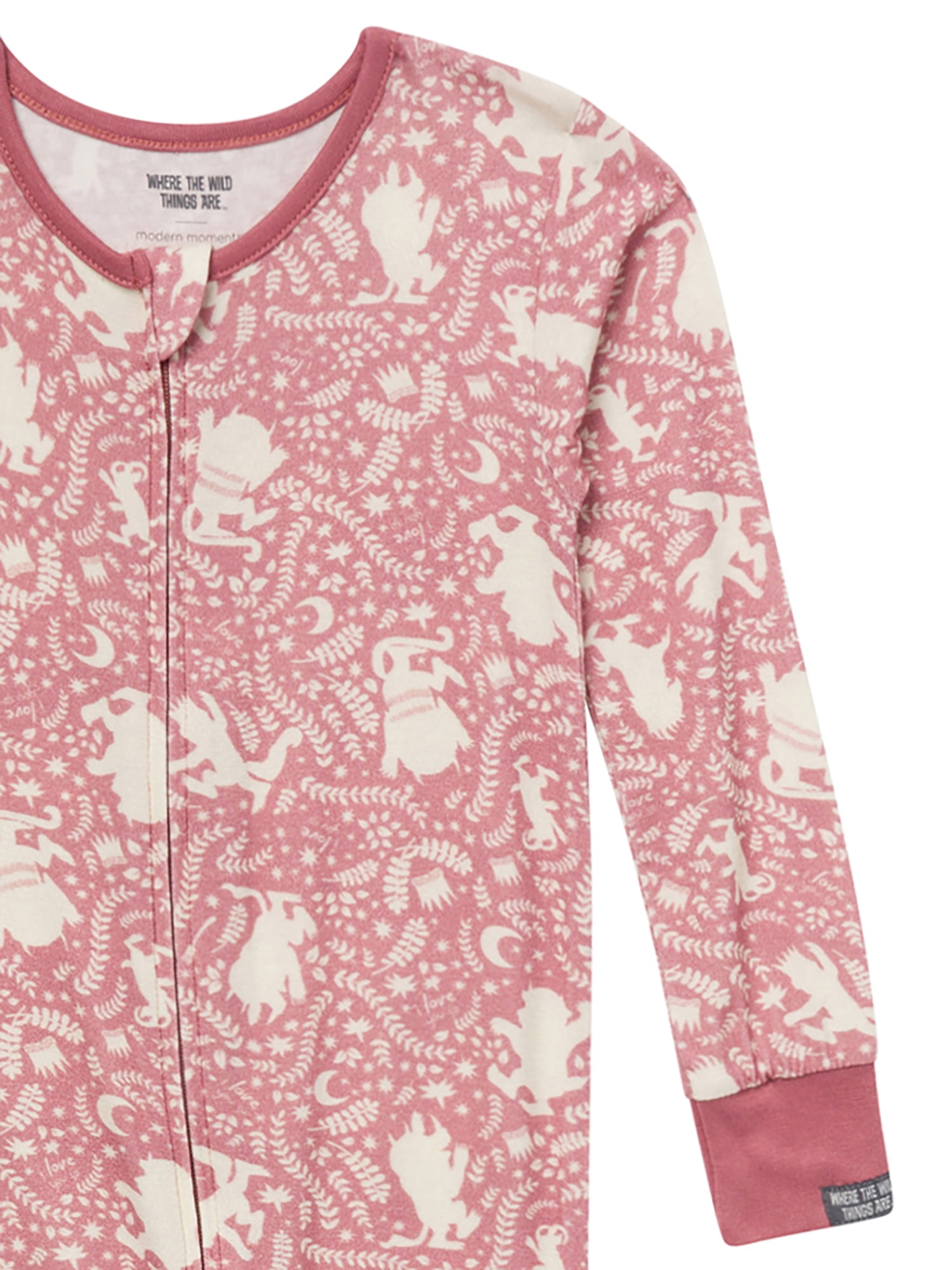 Modern Moments x Where the Wild Things Are Baby and Toddler Neutral Pajama Sleeper, One-Piece, Sizes Newborn - 5T