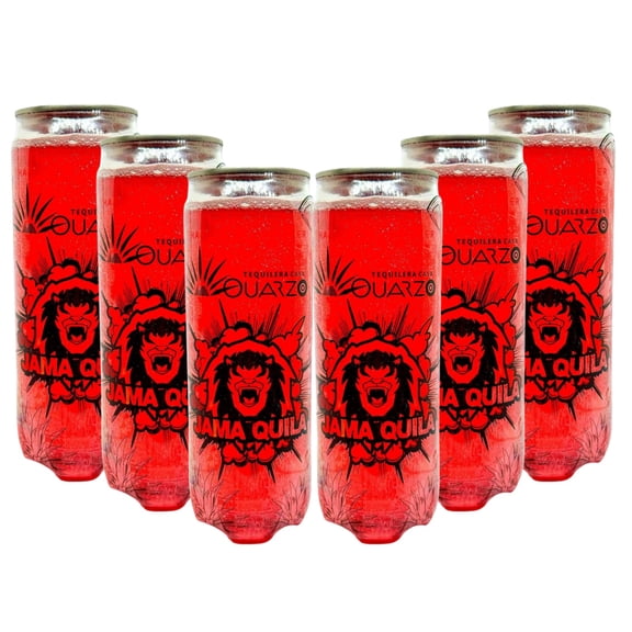 Six Pack Bebida Quarzo Seltzer Jamaiquilla Lata 355 Ml Quarzo Bebida Alcohólica Preparada