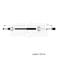 thumbnail image 2 of Cable Chicote Acelerador Compatible Con Pontiac Grand Am 2.4L 1999 2000 2001 CAHSA Cable Chicote Acelerador, 2 of 6