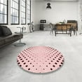 thumbnail image 3 of Ahgly Company Indoor Rectangle Patterned Pink Bubble Gum Pink Area Rugs, 7' x 10', 3 of 6