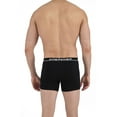 thumbnail image 3 of Men's Papi 990001 Repeat Logo Cotton Stretch Boxer Briefs - 4 Pack (Black/Red/Light Grey M), 3 of 10