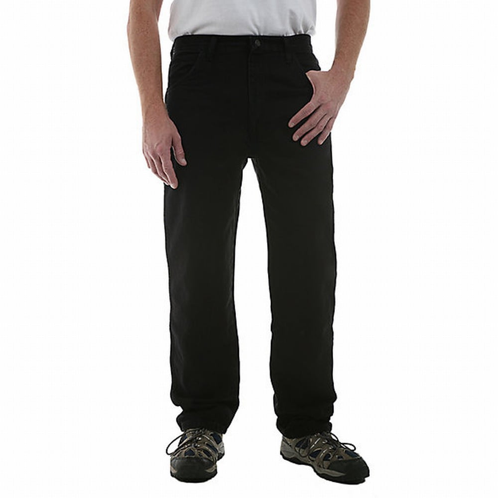 Wrangler Authentics Men's Classic 5-Pocket Regular Fit, Black, Size 32W x  32L