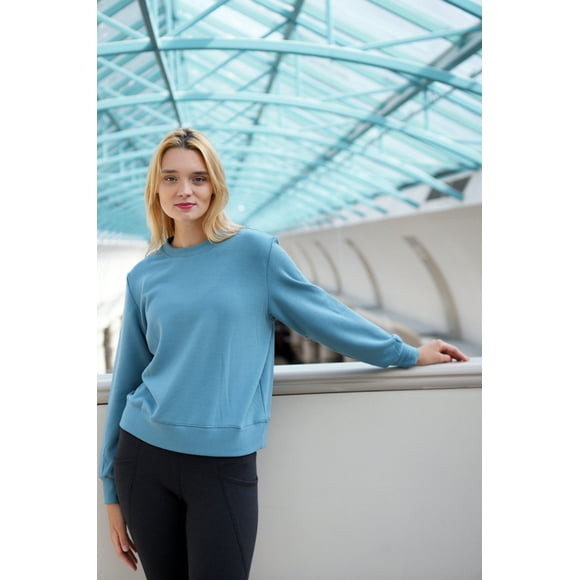 ANGELA BAMBOO-BLEND SWEATSHIRT