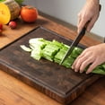 thumbnail image 5 of Muso Wood Large End Grain Walnut Wood Cutting Board, 20x14 Inches, 5 of 7