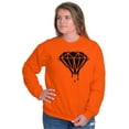 thumbnail image 4 of Diamond Dripping Fashionable Girly Unisex Plus Size Sweatshirt Brisco Brands 4X, 4 of 6