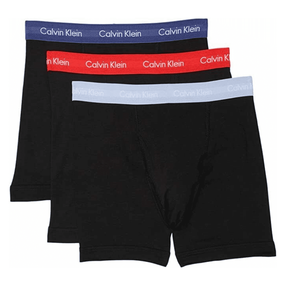 Calvin Klein 3 Pack Men's Size Underwear Cotton Stretch Black Boxer ...