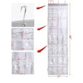 thumbnail image 3 of LEHOZIHEQ Over the Door Shoe Organizer, Large Capacity Hanging Shoe Rack, Crystal Clear Over The Door Hanging Shoe Organizer, 3 of 8