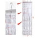 thumbnail image 3 of Fiudx Zapatero para Puerta, 16 Bolsillos Grandes de Malla, Diseño Transparente Impermeable, Ganchos Resistentes de Acero Inoxidable, Almacenamiento para Puerta de Armario, Multiusos para Zapatos, Acc, 3 of 6