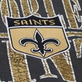 thumbnail image 4 of Men's Mitchell & Ness  Black New Orleans Saints Downtown Crew Vintage Logo Sweatshirt, 4 of 4