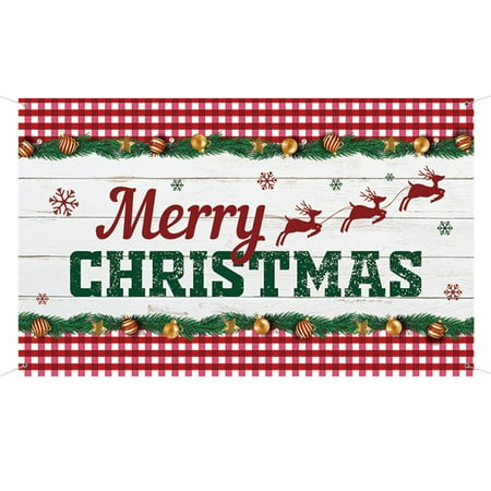 XQXCL Hot Sale Christmas Background Cloth New Year Decoration Holiday Party Event Hanging Cloth