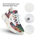 thumbnail image 3 of 2024 Snowman Christmas Tree Elk Women Or Men Lace Up Flat Sneakers Female Mesh Walking Footwear, 3 of 8