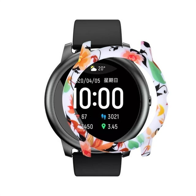 EGNMCR Color Painting Cover CaseFrame Protector Protector For Haylou-solar LS05 WAtch Parts