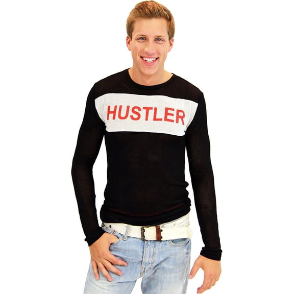 Fight Club Tyler Durden Hustler Mesh Mens Costume Shirt