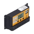 thumbnail image 3 of Controlador De Carga Solar 12V 24V Adaptable Baja Interferencia 10A Regulador De Carga Fotovoltaica Pantalla LCD Con Función De Protección De Circuito Para Sistema De, 3 of 8
