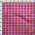 thumbnail image 3 of oneOone Cotton Silk Fabric Swirl Ikat Print Fabric By The Yard 42 Inch Wide, 3 of 4