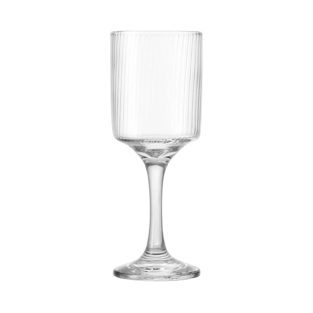 Juego De 6 Copas Some Lines De Vidrio 320 Ml Textura Lineas