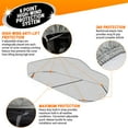 thumbnail image 4 of Armor All Truck Cover, Heavy Duty All Weather Protection, Fits Trucks Length up to 249", Grey, 4 of 10