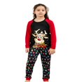 thumbnail image 1 of Christmas Pajamas for Family  Deer Tops + String Lights Pants Set, 1 of 9