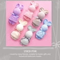 thumbnail image 1 of OULII 6Pcs Bunny Towel Purple Thickened High-class Cloth Wedding Favor, 1 of 8