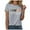 Grey, variant on GEWSEY Autism Awareness Shirt for Women I Wear Blue Tshirt Autistic Mom T-Shirt Puzzle Piece Short Sleeve Tops White, XXL