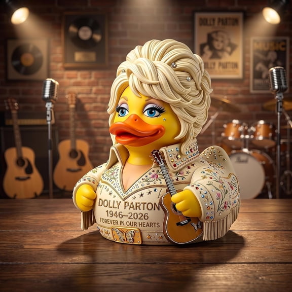 Oceanwell Dolly Memorial , Parton Memorial Collectible Tabletop Decor for Country Music Enthusiasts,B
