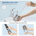 thumbnail image 4 of Oral Irrigator Cordless Rechargeable, 300ml Water Tank, 4 Modes (Soft/Normal/Pulse/Tongue Cleaner), IPX7 Waterproof Portable Water Flosser for Travel, 4 of 5