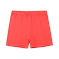 thumbnail image 2 of Girls Stretchy Cotton Bike Shorts Soft Breathable Fabric Elastic Waistband Above Knee Length Basic Bottoms, 2 of 3