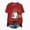 Red, variant on TOWED22 Women Fall Halloween Shirt Novelty Spooky Coffee Print Graphic Tees Pumpkin Thanksgiving Tops(White,L)