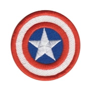 Tervis Marvel Captain America Icon Made in USA Double Walled Insulated Tumbler Travel Cup Keeps Drinks Cold & Hot, 16oz Mug with Handle, Classic
