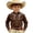 00&Brown2734, variant on Cowboy Shirts for Boys Western Long Sleeve Button Down Shirt Top, Brown, Sizes 4-13