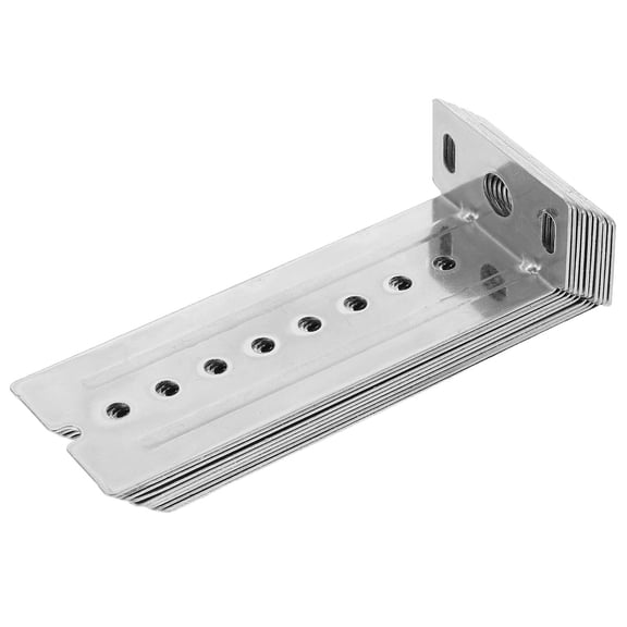 LOLIPPYY 10 Pack Stainless Steel Rear Mount Drawer Slides Brackets for Drawer Use with Quick Release Design