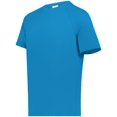 thumbnail image 1 of Attain Wicking Raglan Sleeve Tee Xl Power Blue, 1 of 1