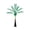 Green & White, variant on 12.5 ft. Led Palm Tree, Green & White