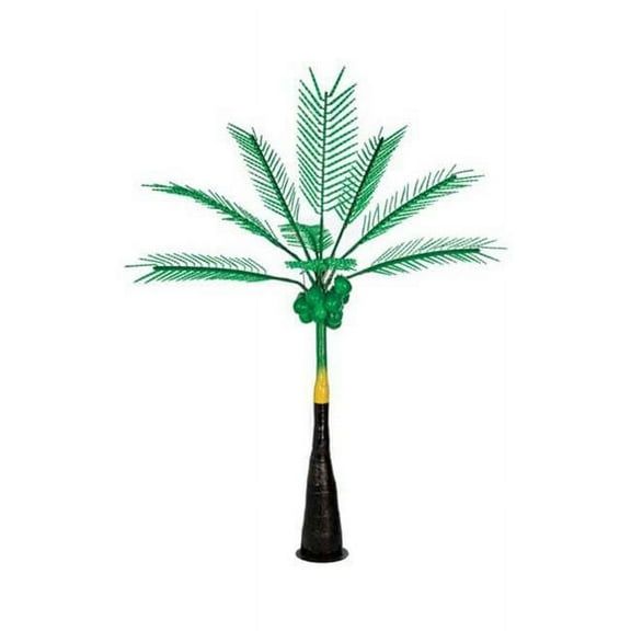 12.5 ft. Led Palm Tree, Green & White