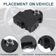 thumbnail image 3 of Reemplazo del actuador de control de la puerta de mezcla de aire del calefactor HVAC para Buick Rainier Durable No.89018678 2 Pcs, 3 of 6