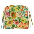 thumbnail image 4 of Blazing Needles 16-inch Polyester Patterned Outdoor U-shaped Chair Cushions (Set of 2), 4 of 4